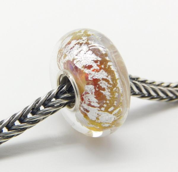 Halo Earthbead Snow - Elfbeads Glas - Originalfoto